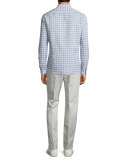 Zack Check Long-Sleeve Sport Shirt, Multi