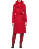 Cashmere-Blend Belted Coat