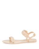 Jana Studded Jelly Sandal, Blush