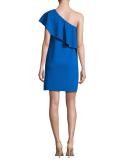 One-Shoulder Flounce Dress