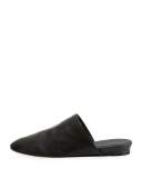 Oren 2 Leather Mule Flat, Black