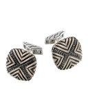 Men's Bedeg Black Sapphire Cuff Links