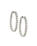 Diamond Hoop Earrings