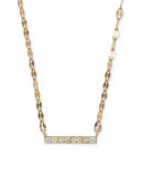 Diamond Bar Pendant Necklace