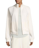Zip-Front Track Jacket