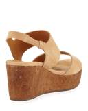 Glassy Wedge Platform Sandal, Sandalo