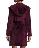 Miranda Plush Hooded Short Robe