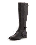 Suzanna Leather Knee Boot, Black