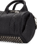 Rockie Crossbody Satchel Bag, Black