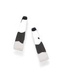 925 Senso Tapered Hoop Earrings