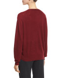 Relaxed Cashmere V-Neck Sweater