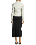 Gibbons Sleeveless Bias-Cut Dress, Cream