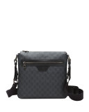 GG Supreme Small Canvas Messenger Bag, Black