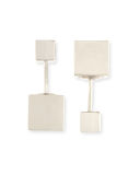 Double Cubo Jacket Earrings