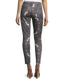 The Ankle Skinny Jeans, Swan River Paisley