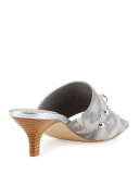 Rajaa Leopard-Print Slide Sandal