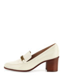 Gemini-Link Patent 65mm Loafer, New Ivory