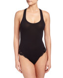 Souple Lace-Trimmed Bodysuit