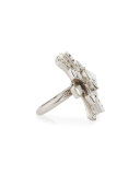 Modern Baguette Statement Ring