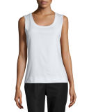 Basic Scoop-Neck Cotton Tank