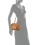 Pandora Mini Leather Shoulder Bag, Caramel