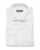 Textured Dress Shirt, White