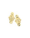 18K Senso Open Disc Cascade Earrings