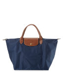Le Pliage Medium Handbag, Navy