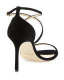 Hesper Strappy 85mm Sandal, Black