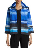 Mad About Blue Zip-Front Jacket 