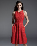 Sleeveless Fit & Flare Cocktail Dress