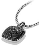 Albion Pendant with Black Diamonds, 17mm