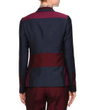 Notch-Lapel Two-Button Jacket, Multi Colors
