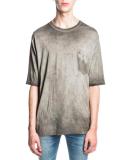 Washed Out Surf Fit T-Shirt, Gray