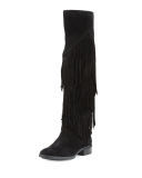 Pendra Fringe Knee Boot