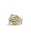 Labyrinth Triple-Loop Ring with Diamonds