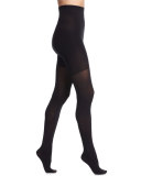 High-Waisted Luxe Sheer Tights, Very Black