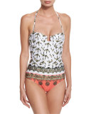 Life's Peachy Printed Underwire One-Piece Swimsuit