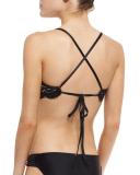 Midnight Lace Bralette Swim Top