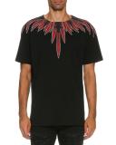 Teodoro Knives-Print T-Shirt, Black/Red