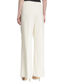 Silk Wide-Leg Pants