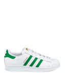 Superstar Original Fashion Sneaker, White/Green