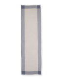 Denver Shorty Cashmere Contrast-Border Scarf