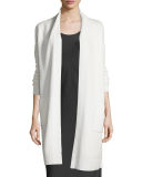 Side-Slit Cashmere-Blend Cardigan