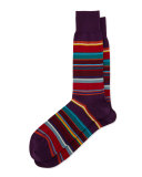 Variegated Striped Socks