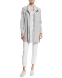 Striped Long Cotton Shell