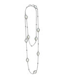 Contessa Long Mother-of-Pearl Station Necklace, 34"