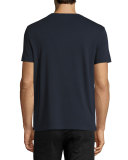 Camo-Print T-Shirt, Navy