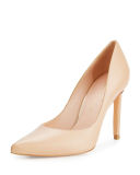 Legend Leather Pointed-Toe Pump