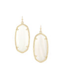 Elle Earrings, Mother-of-Pearl
